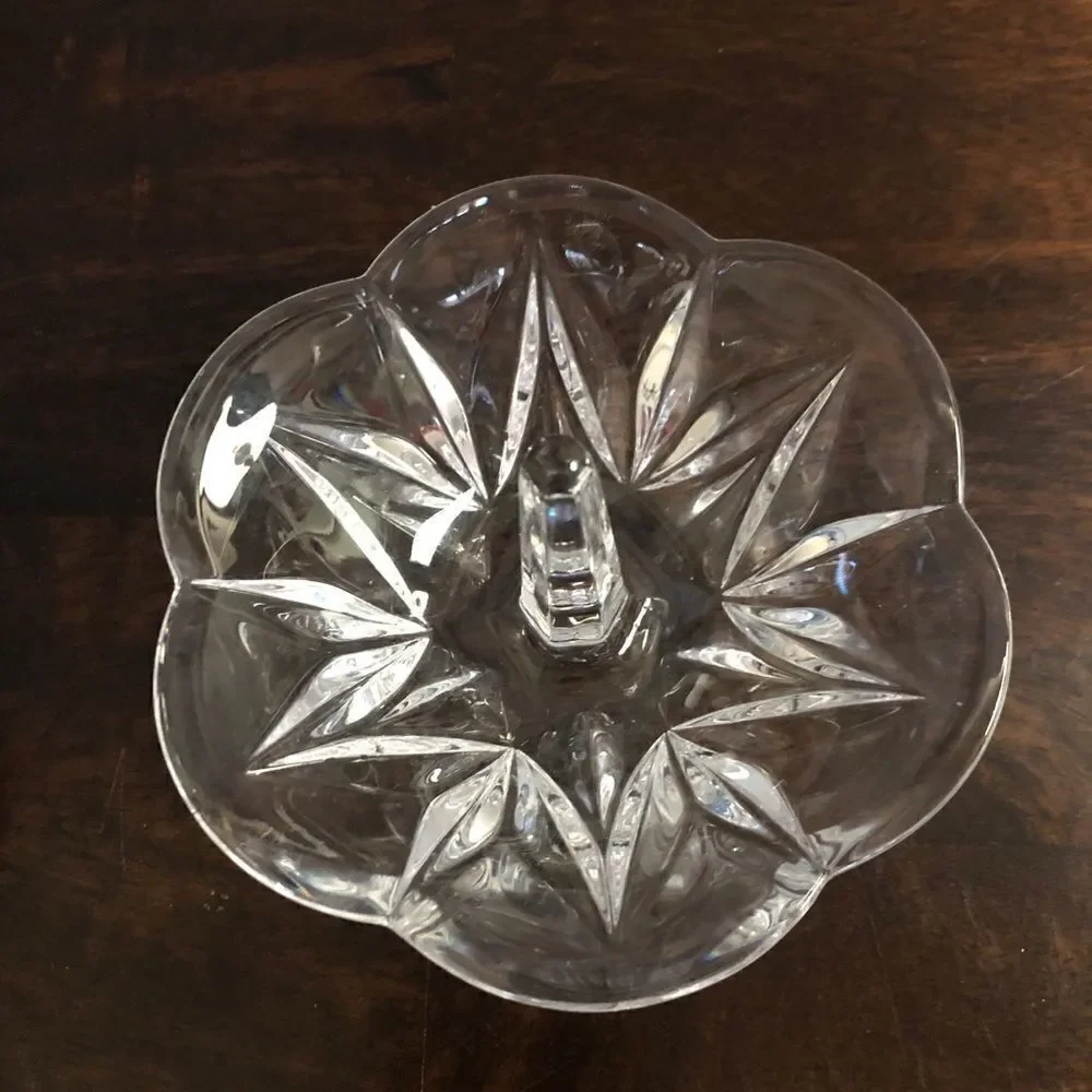 Crystal Ring Holder Jewelry Trinket Tray